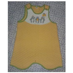 Cute quilted cotton sleepsack wearable blanket (romper), NEW